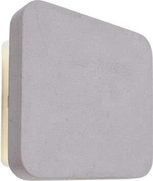 Zoomoi Relono II - Wandlamp LED Binnen - Grijs - Vierkant - beton look