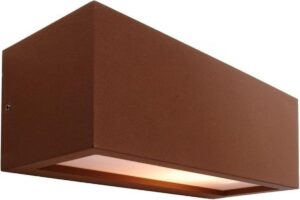 Zoomoi Rilongo - buitenverlichting wandlamp - E27 - geschikt voor led - bruin