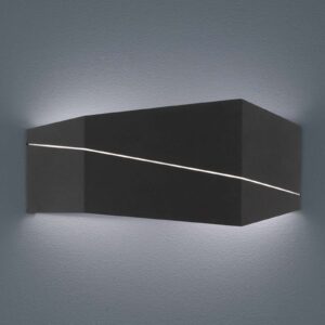 Zorro - moderne LED wandlamp, zwart mat, 40 cm