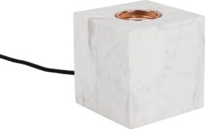 Zuiver Bolch Marble - Tafellamp - Wit