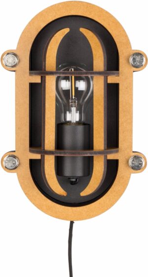 Zuiver Wandlamp Navigator 1-Lichts B18.8 X H28 Cm - Zwart