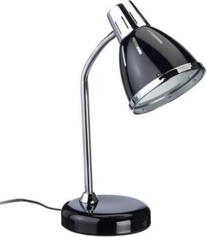 Zwarte bureaulamp/leeslamp 45 cm