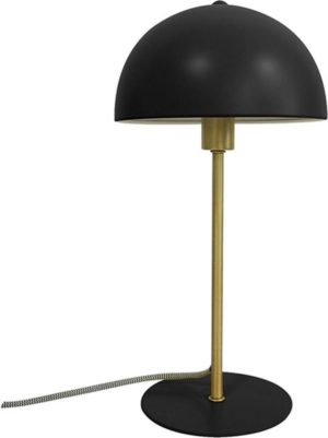 Zwarte paddestoel tafellamp Leitmotiv Bonnet