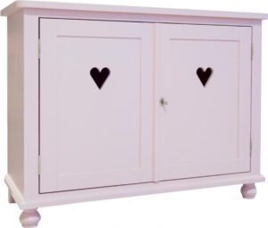 commode lova met hart roze - camilla collection