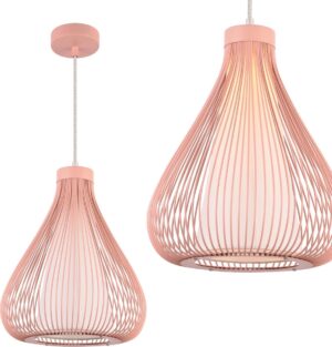 [lux.pro]® Decoratieve design hanglamp Miami - rose goud