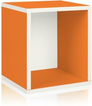 way Basics Cube plus - Boekenkast - oranje - 2 stuks