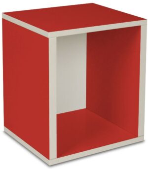 way Basics Cube plus - Boekenkast - rood set van 2