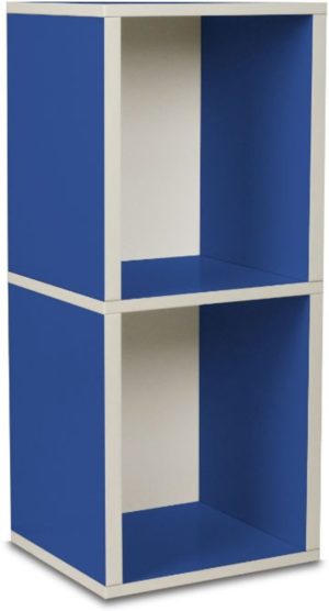 way Basics Cube plus2 - Boekenkast - blauw