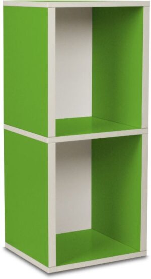 way Basics Cube plus2 - Boekenkast - groen