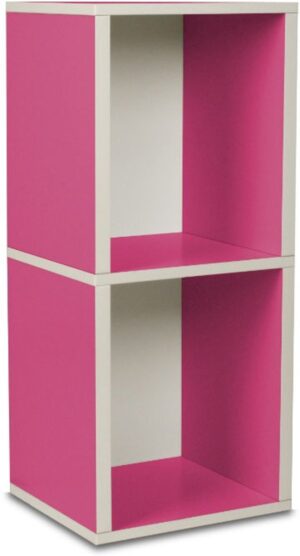 way Basics Cube plus2 - Boekenkast - roze