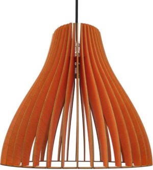 wodewa moderne hanglamp hout plafondlamp NUBES rode LED E27 duurzame plafondlamp berkenhout houten lamp in hoogte verstelbare hanglamp