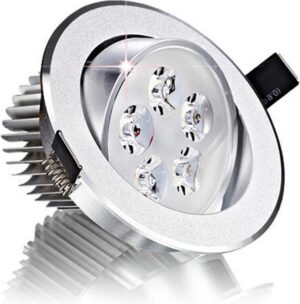 5W LED downlight inbouwspot kantelbaar 109mm warm wit