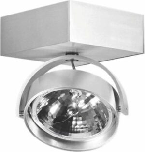 Artdelight - Plafondlamp Dutchess 1L Square - Aluminium - LED 15W 2200K-3000K - IP20 - Dim To Warm > spots verlichting led | led lamp