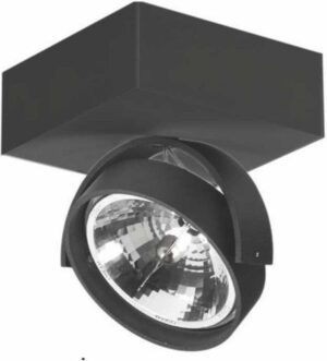 Artdelight - Plafondlamp Dutchess 1L Square - Zwart - LED 15W 2200K-3000K - IP20 - Dim To Warm > spots verlichting led | led lamp