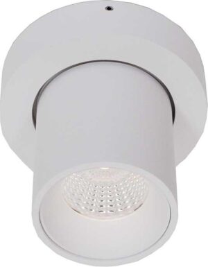 Artdelight - Plafondlamp Laguna 1L Rond - Wit - LED 6W 2700K - IP20 - Dimbaar > spots verlichting led | plafonniere led wit | led lamp