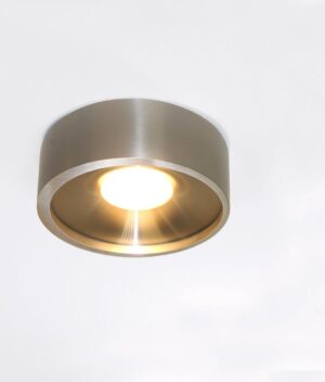 Artdelight Plafondlamp Orlando Ø 14 cm aluminium