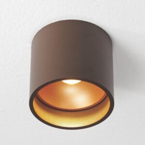 Artdelight - Plafondlamp Orleans - Bruin / Goud - LED 7W 2700K - IP20 - Dimbaar > spots verlichting led | plafonniere led bruin/goud | led lamp