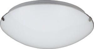 B.K.Licht Amaris LED plafondlamp plafonnière - glas - warm wit licht - Ø30cm - woonkamer keuken slaapkamer