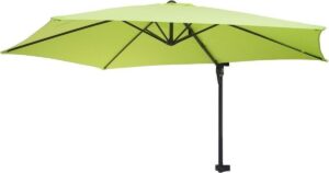 Balkonparasol parasol muurparasol Groen-lemon