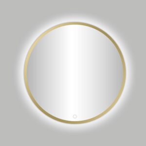 Best Design Nancy Venetië ronde spiegel inclusief LED verlichting Ø 60 cm goud