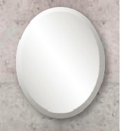 Blinq Facet spiegel 30x40 cm.bxh ovaal m/facetrand 25 mm.m/bev