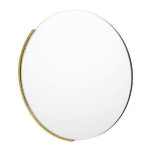 Bloomingville goudkleurige spiegel Ø 38 cm.