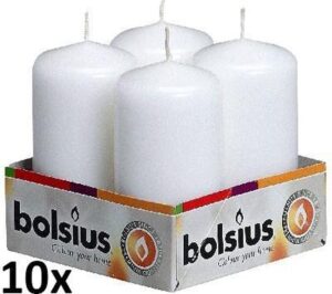 Bolsius Stompkaars 100/50 Wit (tray 4) (per 10 stuks)