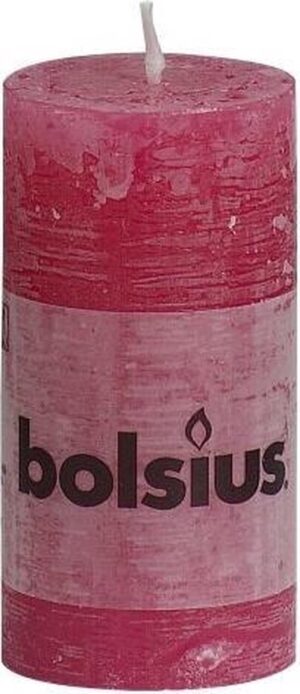 Bolsius Stompkaars Stompkaars 100/50 rustiek Fuchsia