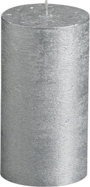 Bolsius Stompkaars Stompkaars 130/68 rustiek metallic Zilver