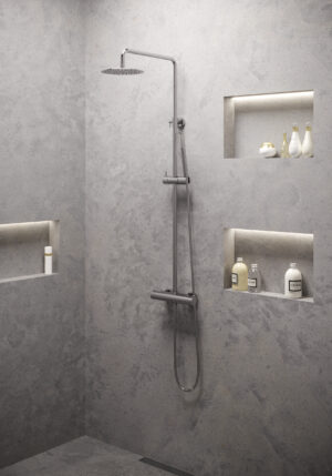 Brauer Stuttgart showerpipe met 200mm regendouche - staafhanddouche - rvs doucheslang - chroom