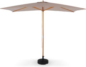 Cabourg, Rechthoekige parasol 2x3m met centrale mast