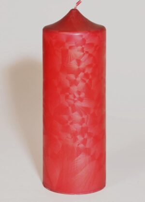 Candles by Milanne Stompkaars Klok XXL - Bordeaux Rood - 19 cm