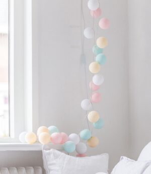 Cotton Ball Lights Regular lichtslinger pastel - Pastel 10