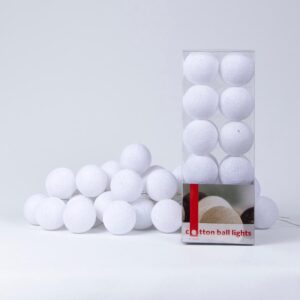 Cotton Ball Lights Regular lichtslinger wit - White 50