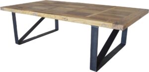 Damiware Manhattan bridge salontafel 150x80 cm gerecycled iepenhout