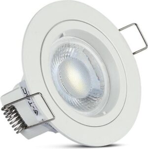 Dimbare LED inbouwspot Dublin 5 Watt wit kantelbaar 2700K