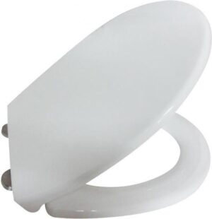 Duplex wit toiletbril gemaakt van onbreekbaar thermoplastic van Rossignol