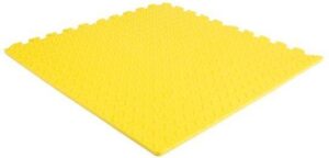 EVA FOAM tegels geel 62x62x1,2cm (set van 4 tegels + randen)