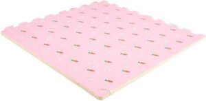 EVA FOAM tegels konijn roze 62x62x1,2cm (set van 4 tegels + randen)