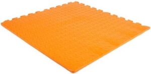EVA FOAM tegels oranje 62x62x1,2cm (set van 4 tegels + randen)