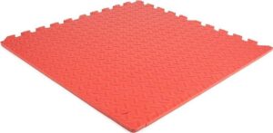 EVA FOAM tegels rood 62x62x1,2cm (set van 4 tegels + randen)