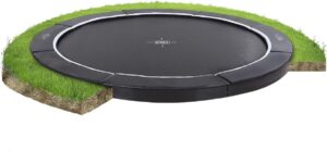 EXIT Supreme groundlevel trampoline ø305cm - zwart