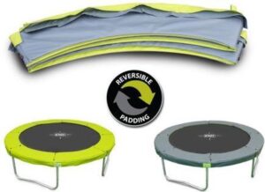 EXIT beschermrand Twist trampoline ø305cm - groen/grijs
