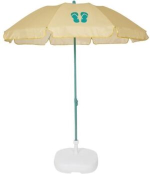 EZPELETA opvouwbare parasol - � 180 cm - groene flip-flops standaard niet inbegrepen
