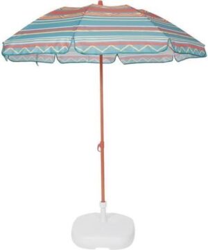 EZPELETA opvouwbare parasol - � 180 cm - groene strepen Basis niet inbegrepen