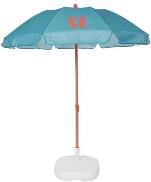 EZPELETA opvouwbare parasol - � 180 cm - oranje slippers Basis niet inbegrepen
