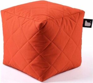 Extreme lounging B-Box Quilted Poef - Oranje