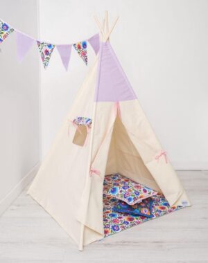 FUJL - Tipi Tent - Speeltent - Wigwam - kinder tipi - Set Folk - Inclusief accessoires