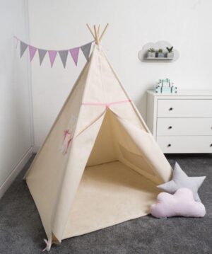 FUJL - Tipi Tent - Speeltent - Wigwam - kinder tipi - Set Romantic - Inclusief accessoires