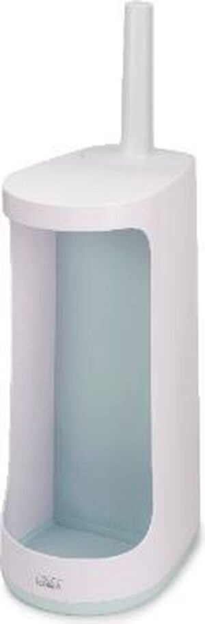Flex Store Toiletborstel met Extra Grote Houder - Wit/Blauw - Joseph Joseph